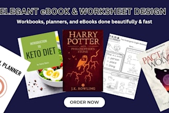 create canva ebook, fitness journal, gym planner, health habit worksheet