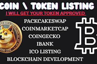 list your coin token on top cex and dex exchanges coinmarketcap coingecko