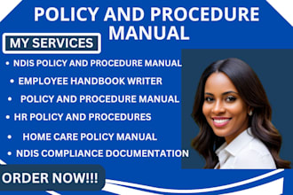 write policy and procedure manual, ndis employee handbook, HR policy, home care