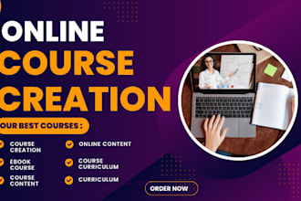 do online course creation and ebook online course content