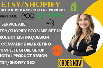 etsy shopify print on demand shopify print on demand printify etsy printful