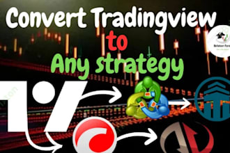 convert tradingview pine script to mt4, mt5, ctrader, ninjatrader, quantower