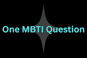 answer one mbti question