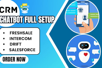 setup freshsales intercom drift salesforce auto reply chatbot sales automation