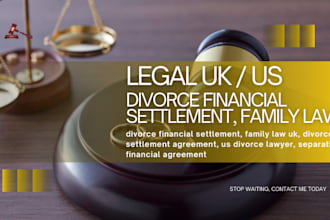 assist you in getting a fair divorce financial settlement UK or US family lawyer
