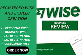 registered both ltd and llc for personal, business wise account