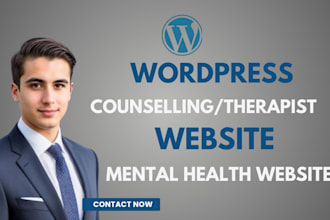 usa wordpress therapy, mental health, wellness, counseling, and coaching website