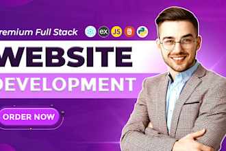 build a professional website as full stack developer, frontend web development