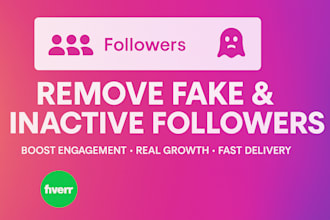 clean or remove bots and ghost followers from instagram
