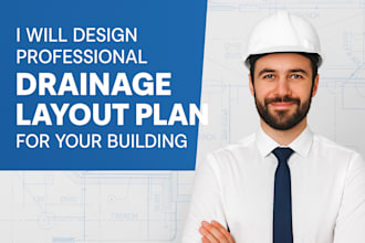 design a professional drainage layout plan for your building