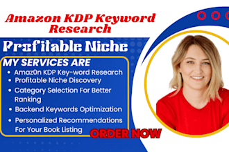 do profitable amazon KDP keyword research for your kindle book