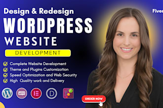 design, redesign, revamp, clone wordpress website, business website development