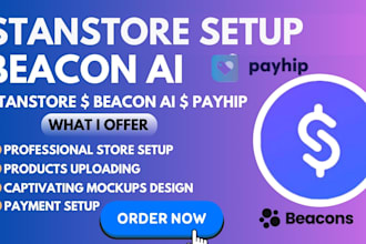 set up and customize your gumroad payhip stanstore or etsy for digital products