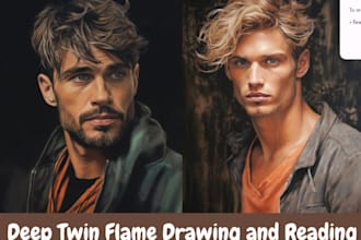 do deep twin flame colour drawing and realistic twinflame reading
