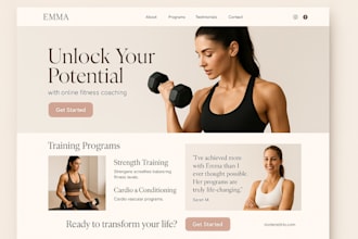 build a stunning fitness website for coaches and gyms