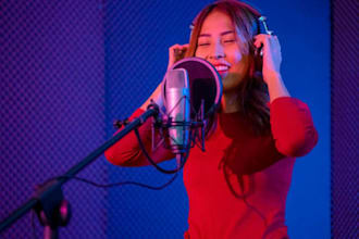 be female sing, lead, adlibs, and backing vocals with rnb style