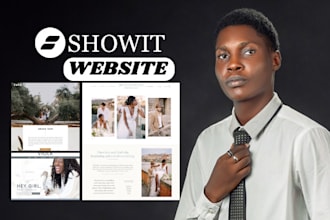 design, redesign,  and customize, showit website or showit template
