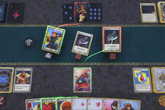 2d online nft trading card game boardgame muitiplayer web3 integration ue5 unity