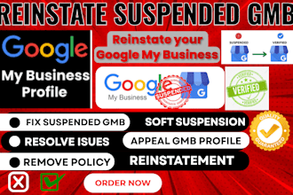 fix suspended google my business profile appeal  gmb suspension reinstatement
