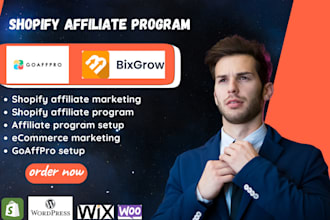 shopify affiliate program post affiliate pro goaffpro clickbank uppromote