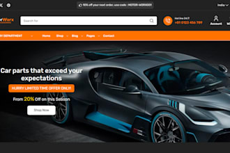 do auto part shopify store auto part store auto part website automotive website