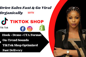 setup, optimize and market your tiktok shop, drive affiliate sales and boost ROI