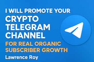 promote your crypto telegram channel for real organic subscriber growth