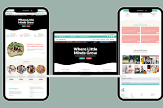 daycare website kindergarten website preschool website childcare website daycare