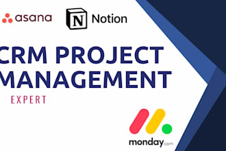 be monday crm virtual assistance set asana workspace notion project management