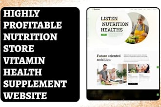 design nutrition store vitamin weight loss supplement health supplement store