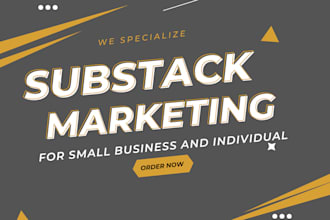 setup substack account, manage substack post design newsletter beehive promotion