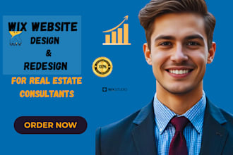 wix website design for real estate agents listings, forms SEO setup