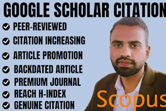 increase google scholar citations in top ranking journal by promoting articles