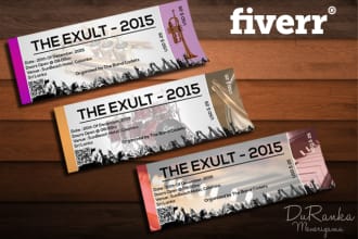 design a creative tickets