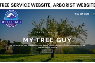 arborist website tree service website gardening website flowershop website