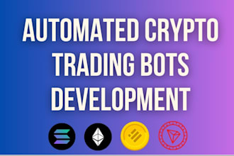 develop crypto arbitrage bot, coinbase bot, arbitrage bot on eth, sol