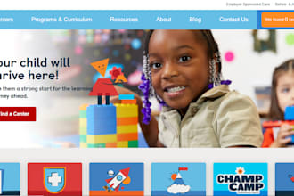 child care, preschool, kindergarten, daycare center, daycare wordpress website