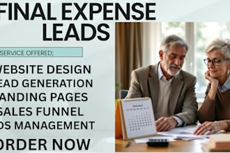 generate final expense leads insurance funeral leads landing page
