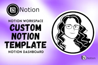 build a custom notion template, notion workspace, notion dashboard
