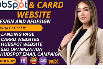 hubspot hubspot landing page hubspot website carrd websites
