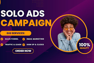blast viral affiliate link promotion, USA solo ads campaign, MLM lead generation