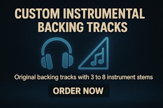 create a complex instrumental music backing track