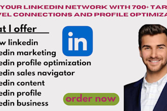 grow linkedin business profile with marketing content and profile optimization