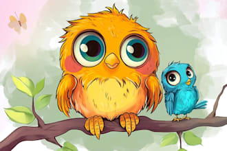draw any animal or pet in my cute cartoon style