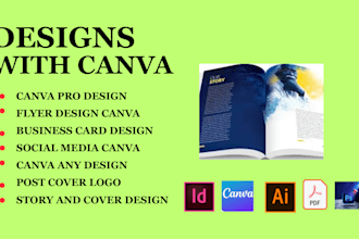 design booklet brochure ebook flyer for you canva expert