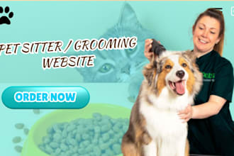 pet website dog walking pet care , pet grooming , pet sitting , cat website