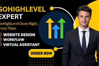 setup gohighlevel CRM, website, sales funnel, automation,ai agent, landing page