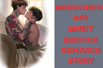 ghostwrite gay romance smut story for you