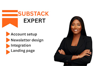 set up your substack account design editable newsletter