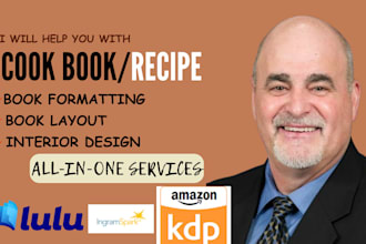 do layout cookbook design, picture book, cookbook bookcovers